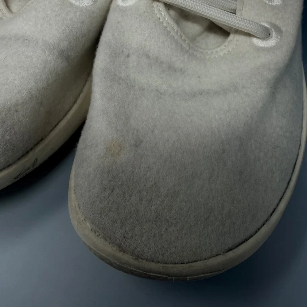 Allbirds Mens Merino Wool Runners Cream White Sneakers Size US M8 0721‎ NV1
